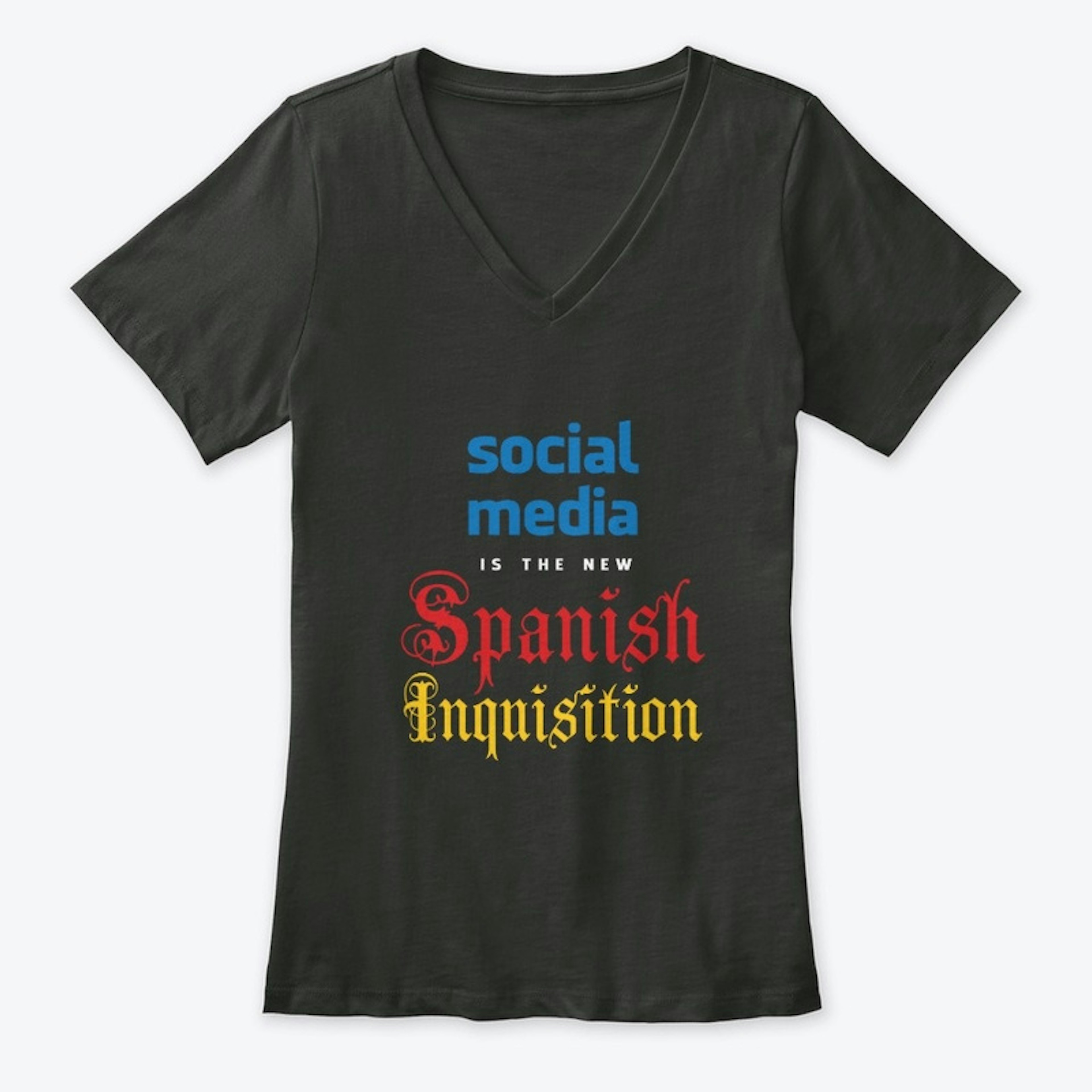 Black Crewneck 'Inquisition' T-Shirt