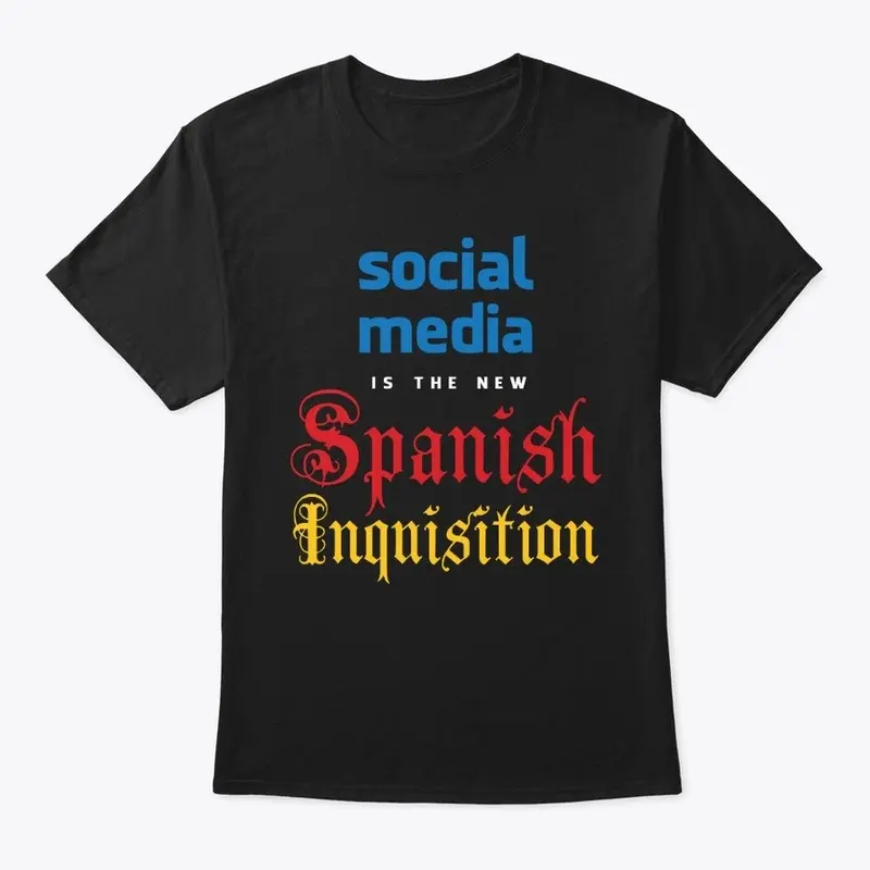 Black Crewneck 'Inquisition' T-Shirt